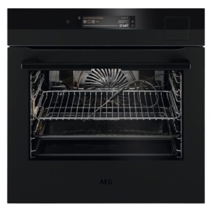 AEG Combi stoomoven SteamPro inbouw, sous-vide, A++, mat zwart BSK898330T