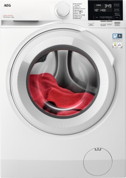 AEG Wasmachine 8kg, 1600T, 7000 serie, ProSense, SoftPlus, AquaControl, A LR73R862