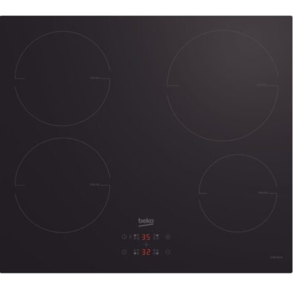 BEKO Kookplaat inductie, 4 zones, 60cm, timer, booster, geen rand 7757189213