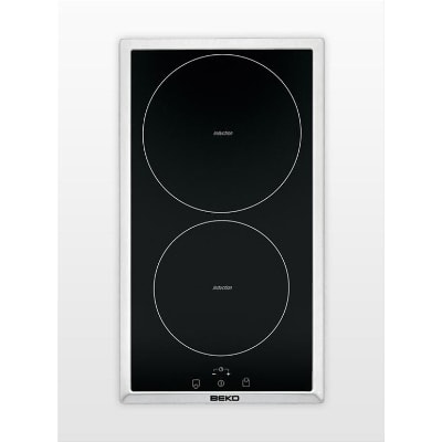 BEKO Kookplaat inductie, 2 kookzones, 30cm, boosterfunctie, inox kader 7787088001