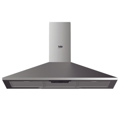 BEKO Wanddampkap – 1 motor – 68dB – 395m³/u – 90cm – D – inox 8861613200