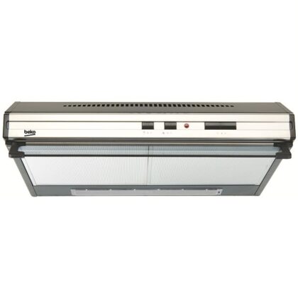 BEKO Dampkap – 2 motoren – 70dB – 380m³/u – 60cm – D – inox 8904930210