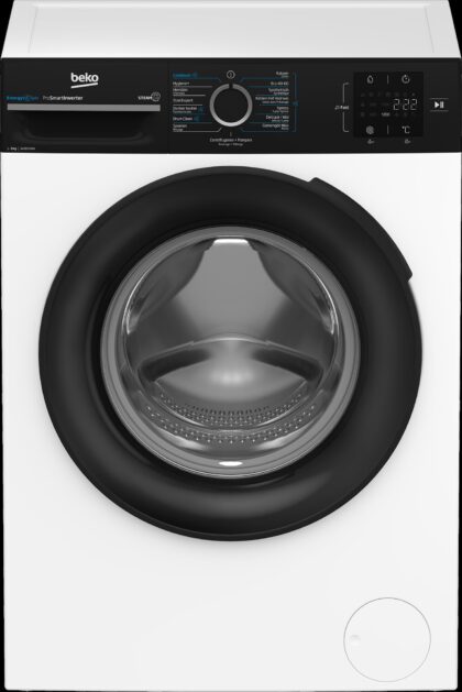 BEKO Wasmachine 9kg, 1400t, Performance Line, stoomfunctie, Aquawave trommel, A BM3WFT3941B