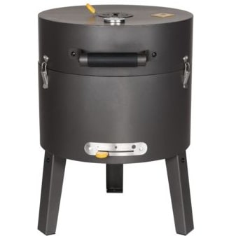 BORETTI Tonello houtskoolbarbecue – grilloppervlak Ø37cm – antraciet TONELLO