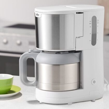 BRAUN Koffiezet Purshine wit met thermos BHKF1505WH