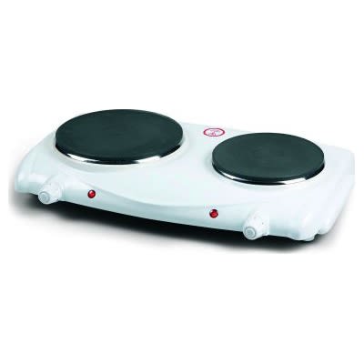 DOMO Kookplaat vrijstaand – 2 pits, dia 18,5 & 15,5cm – thermostaat met 6 standen DO310KP