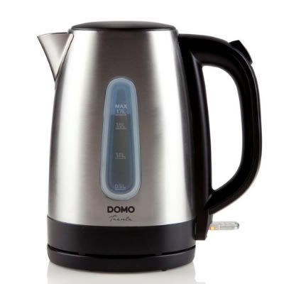 DOMO Waterkoker Trenta – 1,7l – 360° draaibaar – 2200W – inox DO496WK