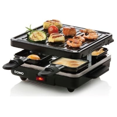 DOMO Raclette / grill Just Us – 21x21cm – 4 personen DO9147G