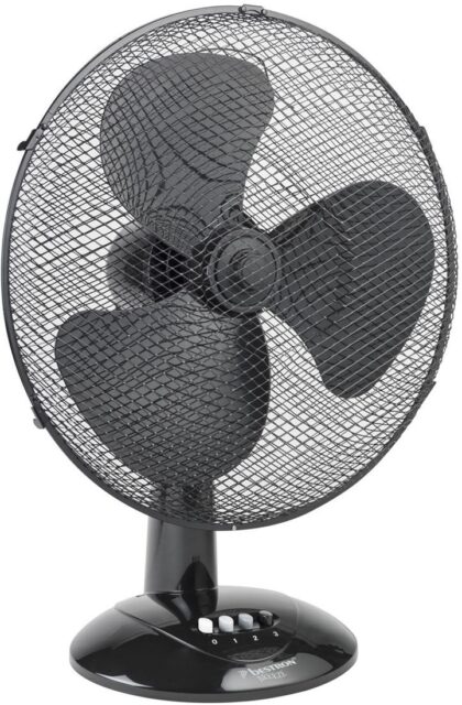 Diverse Materialen Bestron Tafelventilator, korf O45cm, zwart, 45W DDF45Z