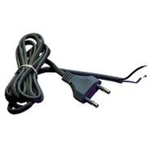 ELIMEX Voedingskabel – 2P mannelijk – 2 x 0,75 mm² – H03VVH-F – Zwart – 1,8m 37002