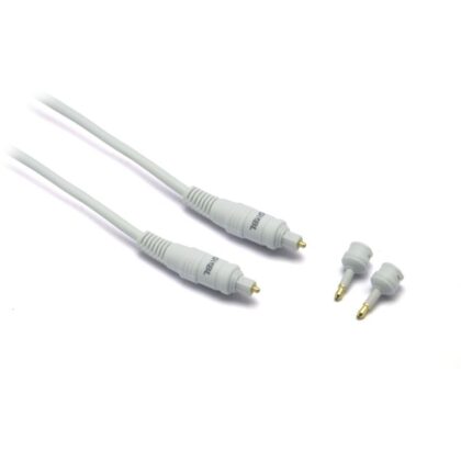 G&BL Optische kabel MP3OCW Toslink / Toslink, 2.0m, Wit 6106