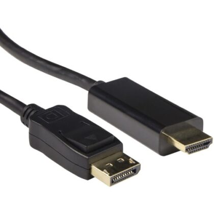 INTRONICS ACT Verloopkabel DisplayPort male naar HDMI-A male 1,80 m AK3990