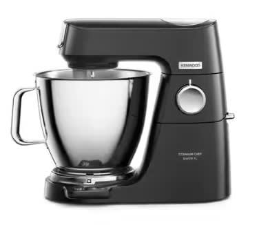 Kenwood Keukenrobot Titanium Chef Baker XXL, 1200W, Duo Bowl, acc inox, zwart KEKVL85.004BK Kenwood Keukenrobot Titanium Chef Baker XXL, 1200W, Duo Bowl, acc inox, zwart KEKVL85.004BK