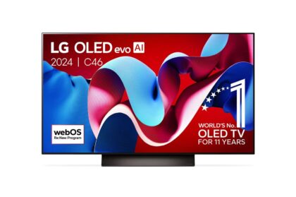 LG OLED evo C4 48 inch 4K Smart TV OLED48C46LA