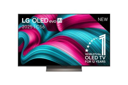 LG TV 55 inch  OLED evo AI C5 4K Smart TV OLED55C56LB