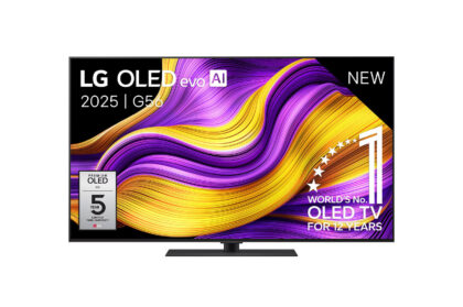 LG TV 55 inch  OLED AI G5 4K Smart TV 2025, met voet OLED55G56LS