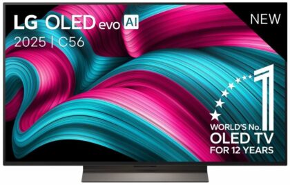 LG TV 65 inch  OLED evo AI C5 4K Smart TV OLED65C56LB