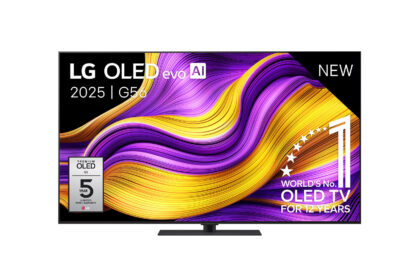 LG TV 55 inch  OLED AI G5 4K Smart TV 2025, met voet OLED65G56LS