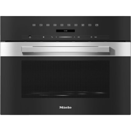 MIELE Microgolfoven inbouw, 46l, 7 vermogens, auto programma’s, popcorn, inox 11099990