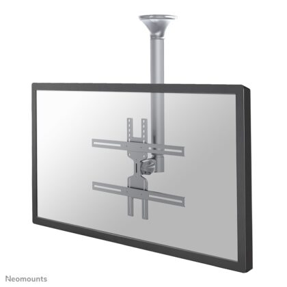 Neomounts Plafondsteun flatscreen – H64-104cm – 32-60inch – 35kg – zilver FPMA-C400SILVER