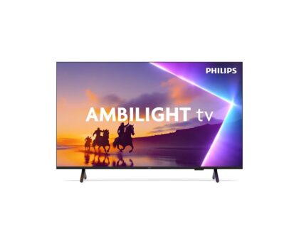 Philips Consumer TV QLED 4K UHD 43”, TITAN OS smart , Ambilight 3, Black matt, 60hz,  20W 43PUS8550/12