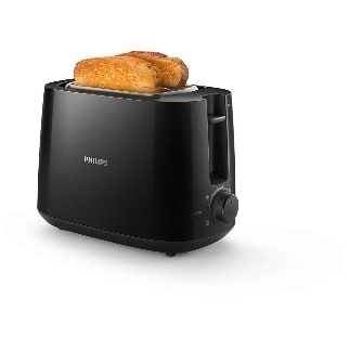 Philips Consumer Broodrooster Daily Collection – 2 sleuven – 8 standen – zwart HD2581/90