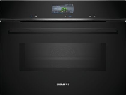Siemens Huishoud Oven HC – iQ700 Combi-microgolf 45 cm, 19 verw.wijzen CM776GKB1