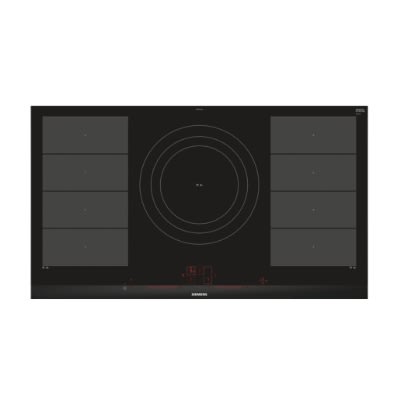 Siemens Huishoud Kookplaat inductie, 5 zones (flexi, 3-ring), 90cm, LightSlider, fryingSensor EX975LVV1E
