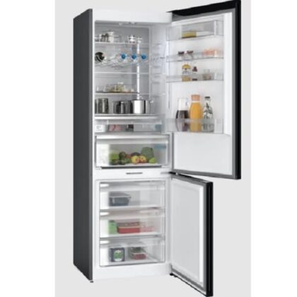 Siemens Huishoud Koelk combi-bottom vrijst HC, 203x70cm, 311/129L, HyperFresh, zwart inox, C KG49NAXCF