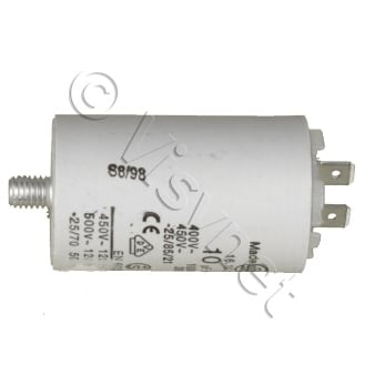 VEDELEC Bedrijfscondensator voor motor 10µf 450V 0000362