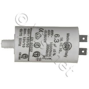 VEDELEC Bedrijfscondensator voor motor 6.3µf 450V 0000373