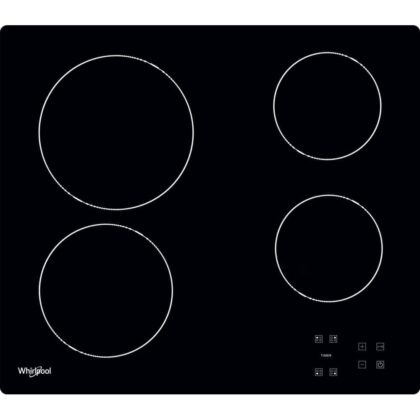 WHIRLPOOL Kookplaat keramisch, 4 kookzones, 58x51cm, tiptoets AKT8090/NE