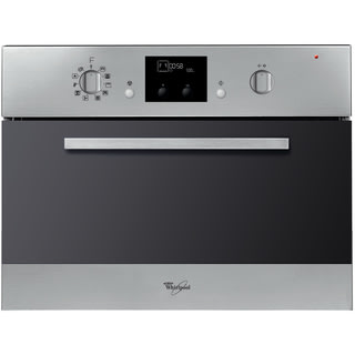 WHIRLPOOL Microgolfoven combi inbouw, 40l, turbo hete lucht, DualCrisp, Doughrising, inox AMW799/IX