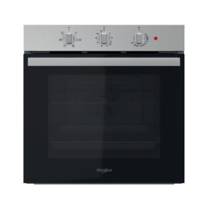 WHIRLPOOL Multifunctionele oven, 60cm, 71L, hydrolyse, 6 functies, turbo grill, inox OMR35HR0X
