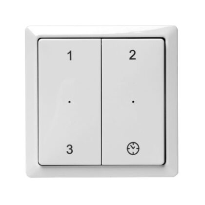 ZEHNDER RFZ zender met timerfunctie – Draadloze driestandenschakelaar met boostknop 655000755